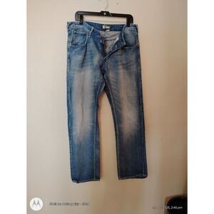 Bragg Slim Fit Jeans, Men's Size 34x34, Dark Wash Denim, Made in Bangladesh